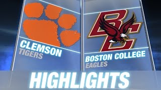 Clemson vs Boston College  2014 ACC Football Highlights [upl. by Lhary]