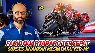 HASIL TES BARCELONA🔥FABIO QUARTARARO TERCEPAT JINAKKAN YZRM1 BARUFINISH P2MAX BARTOLINI BANGGA [upl. by Arotak]