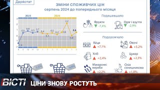 Інфляція в Україні зросла на 49 від початку року [upl. by Winnick]