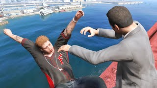 GTA 5 Shoving Pedestrians Ragdolls Episode 2 [upl. by Neyuh347]