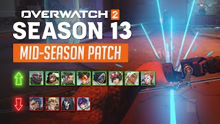 OW Classic 6v6 is here BUT theres still a normal patch  Overwatch 2  Mid Season 13 [upl. by Llamaj]