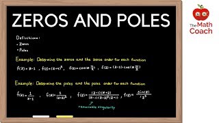 Zeros and Poles  Removable Singularity  Complex Analysis 7 [upl. by Alorac796]