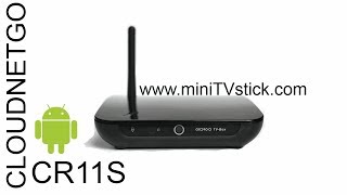 PART 1 CloudnetGo CR11S Android TV Box Quad Core [upl. by Donielle888]