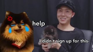 Yeontan being done with BTS [upl. by Aleahs]