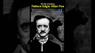 El 7 de octubre de 1849 falleció Edgar Allan Poe shorts culturageneral historiacultural [upl. by Kile]