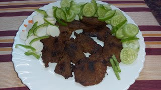 Mutton steak recipe Homemadeeasy and simple way to make steak at home IQWAARTS [upl. by Dahc]