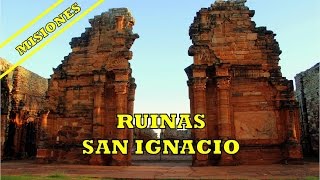 Ruinas jesuiticas San Ignacio  Misiones Argentina [upl. by Ilajna]