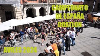 Campeonato de España de Duatlon Masculino  Avilés 2024 [upl. by Adnarahs]