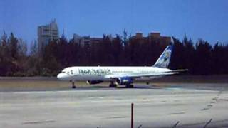 ASTRAEUS 757 quotIRON MAIDENquot AIRPLANE  SAN JUAN INTL [upl. by Assel695]