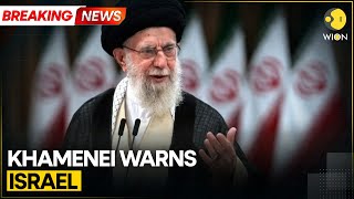 Irans Khamenei Warns Israel After Hassan Nasrallahs Killing  Breaking News  WION [upl. by Chase]