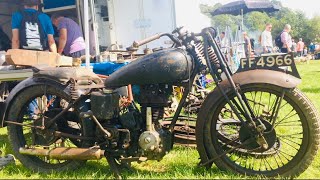 BEAULIEU MOTORCYCLES at this ICONIC International Autojumble YAMAHA Rudge BROWN Royal Sovereign BSA [upl. by Melisa]