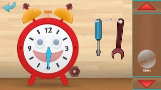 Clock and time for Kids  Kids learn to tell Time  Montessori Preschool Education [upl. by Jasik]