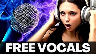 12 Best👈 Free Vocal Sample Packs [upl. by Magdau]