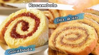 DELICIOSO ROCAMBOLE ULTRA RÁPIDO DE DOCE DE LEITE E GOIABADA  Live Culinária [upl. by Kristan]