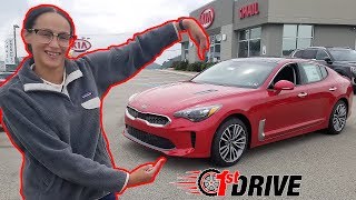 2019 Kia Stinger Premium AWD Review amp Test Drive [upl. by Takakura]