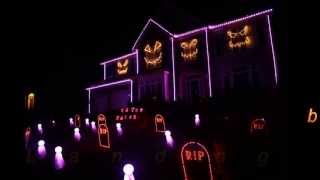 Halloween Light Show 2013  Sail by AWOLNation Skorge Remix [upl. by Branden]