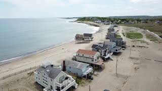 Peggotty Beach Scituate Ma  DJI Mavic Pro Drone Flight [upl. by Llenrag850]