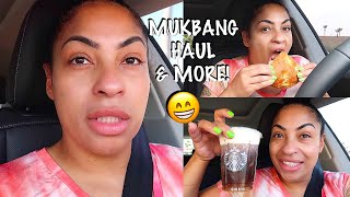 VLOG PANERA BREAD MUKBANG AND GROCERY HAUL [upl. by Adnoloy]