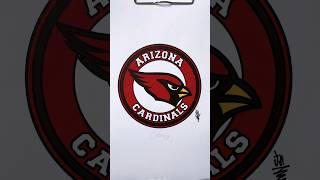 Arizona Cardinals ✍️ ASMR cardinals arizona arizonacardinals nfl football asmr satisfying [upl. by Valonia534]