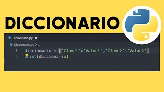 Cómo Crear un Diccionario en Python Paso a Paso [upl. by Evvy]