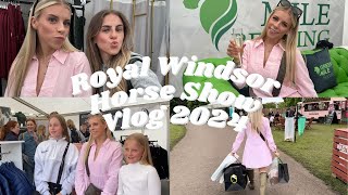 ROYAL WINDSOR HORSE SHOW VLOG 2024 [upl. by Orofselet]