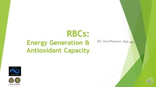 Energy Generation in RBCs [upl. by Lydnek430]