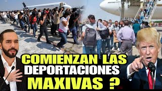 ALERTA EMPIEZAN LAS DEPORTACIONES MAXIVAS DE SALVADOREÑOS  DE EEUU MAS DE 200 MIL [upl. by Korenblat]