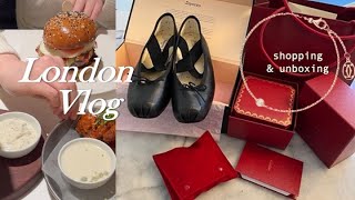 CARTIER bracelet unboxing 💎 Repetto ballet flats  Harrods art gallery  Cat vlog 🐈 [upl. by Chiles]