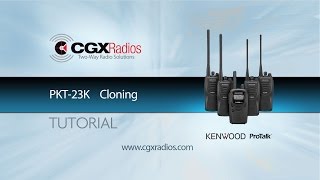 Kenwood ProTalk PKT23K Cloning [upl. by Sugihara]