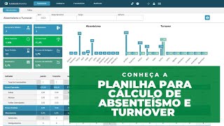 Planilha para Cálculo de Absenteísmo e Turnover [upl. by Moser968]