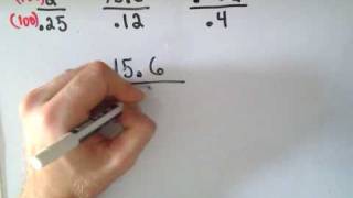 Arithmetic Basics Dividing Decimals [upl. by Dalt468]