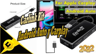 Carlink Kit Para Estereos Android Android Auto y Apple Carplay [upl. by Yelram]