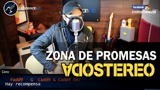 Zona de Promesas SODA STEREO Cover  Tutorial Guitarra Demo Christianvib [upl. by Mikes]