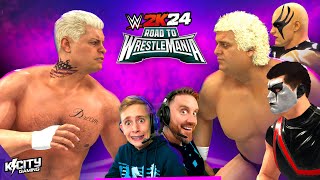 WWE 2k24 Cody Rhodes Family Gauntlet Road to WrestleMania 40 [upl. by Richey]