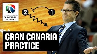 Gran Canaria Practice  Pedro Martinez  Basketball Fundamentals [upl. by Assilac]