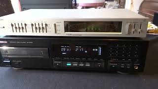 Kenwood DP 8010 compact disc player Test [upl. by Richmound]