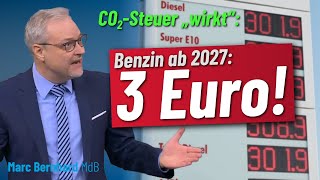 CO2Steuer „wirkt“ Benzin ab 2027 bei 3 Euro pro Liter ⛽️ [upl. by Zaneta403]