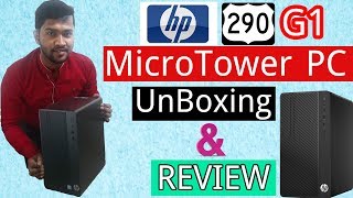 HP 290 G1 Microtower PC Unboxing amp Review  Bangla Unboxing [upl. by Ahsaeym]