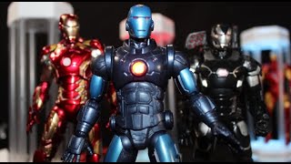 Mezco Marvel One12 Collective Iron Man Stealth Armor Action Figure [upl. by Nyleve144]