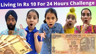 Living In Rs 10 For 24 Hours Challenge  Ramneek Singh 1313  RS 1313 VLOGS [upl. by Nicodemus]