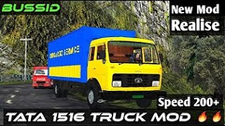 Bussid Realise New Mod  Tata 1615 mod 🔥🔥 Review  link Bus simulator Indonesia [upl. by Dionis]