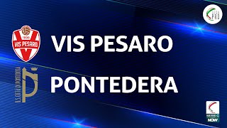 Vis Pesaro  Pontedera 01  Gli Highlights [upl. by Kauffmann]