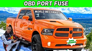 DODGE RAM 1500 2500 3500 OBD PORT FUSE 2013 2014 2015 2016 2017 2018 [upl. by Ylrebmi]