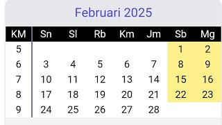 Kalender 2025 [upl. by Herates]