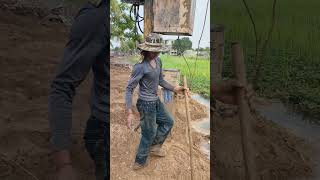 wow excavator piling drop hammer good idea shorts short youtubeshorts excavator [upl. by Myles]