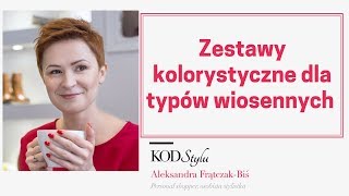 Zestawy kolorystyczne dla typów wiosennych Jasna Wiosna Ciepła Wiosna Czysta Wiosna [upl. by Acey350]