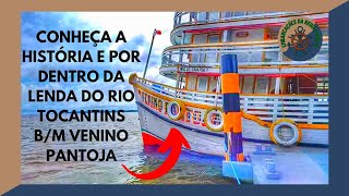 Conheça a História e por dentro do BM VENINO PANTOJA a maior Embarcação de madeira do Brasil [upl. by Auhsohey788]