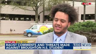 Broughton High School student the target of racist threats on Instagram [upl. by Linker]