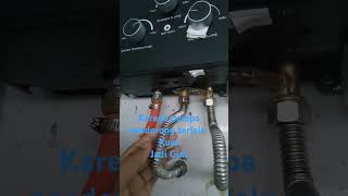 Service water heater servicekomporgas waterheater pemanasairsolarheat [upl. by Adnolat]