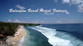 Balangan Beach Bali Indonesia  AERIAL FOOTAGE [upl. by Tima]